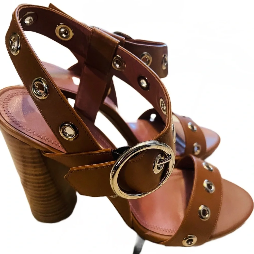Bally Switzerland Brown High Heel Sandal size 37.5‎